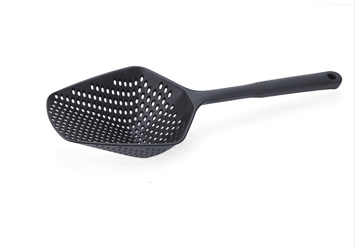Multi-function kitchen spatula with built-in strainer — view 12