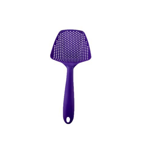 Multi-function kitchen spatula with built-in strainer — view 17