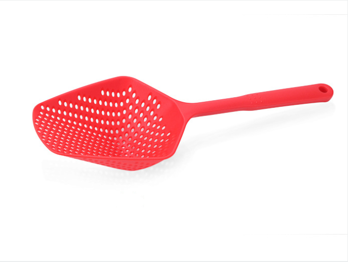 Multi-function kitchen spatula with built-in strainer — view 13