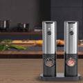 Minimalist stainless steel precision pepper grinder on kitchen counter — view 6