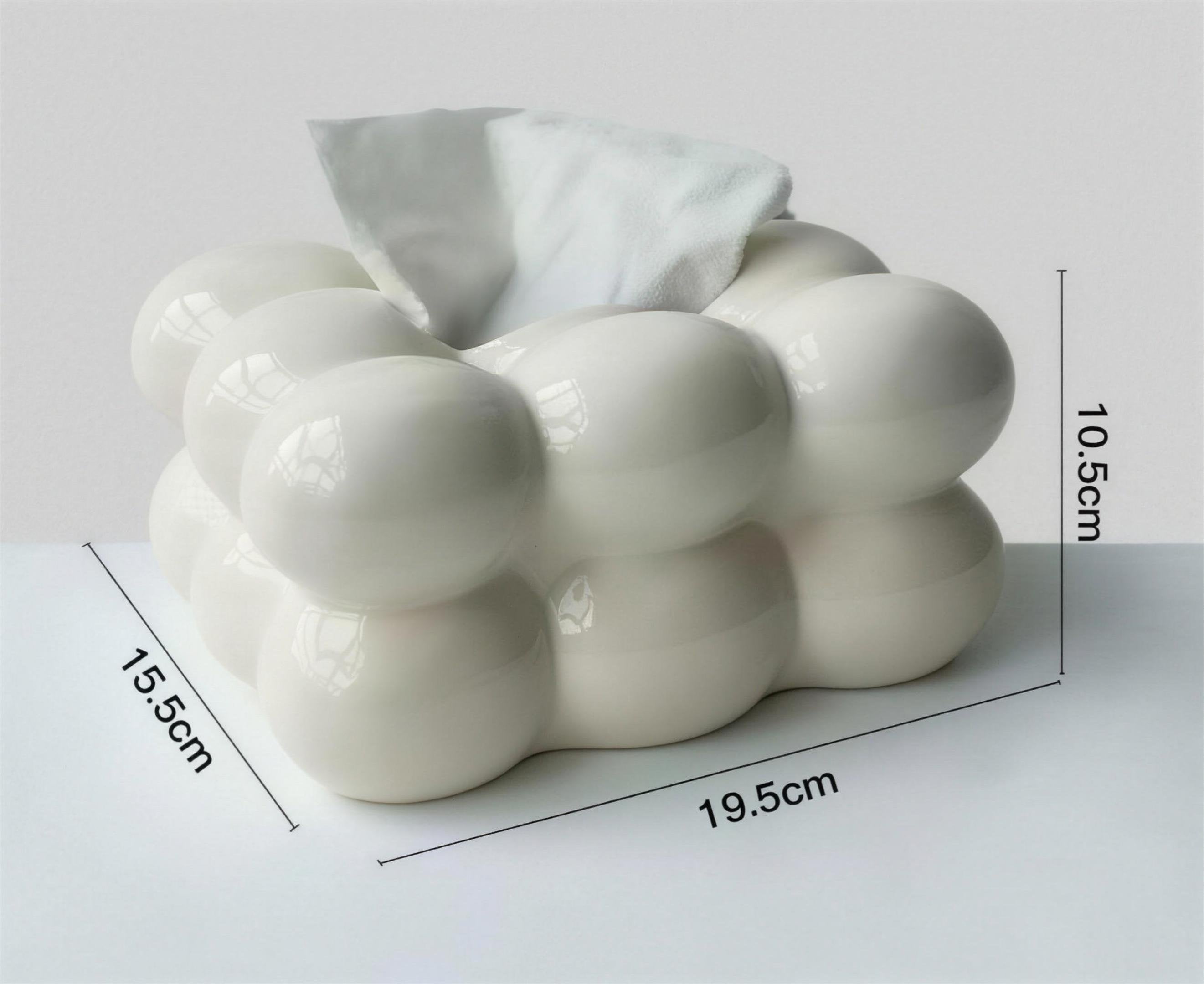 Sculptural Ceramic Tissue Box
