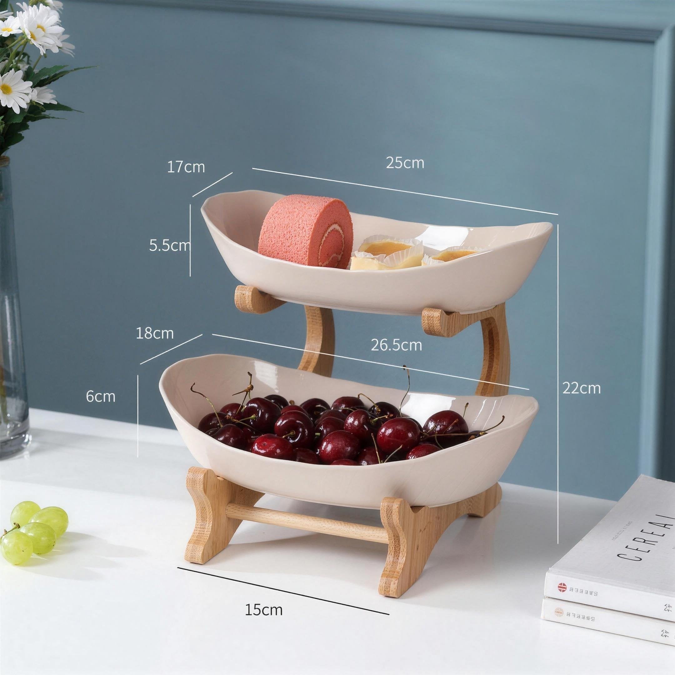Tiered Fruit & Dessert Stand