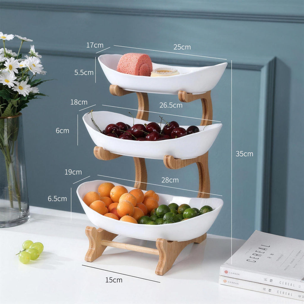 Tiered Fruit & Dessert Stand