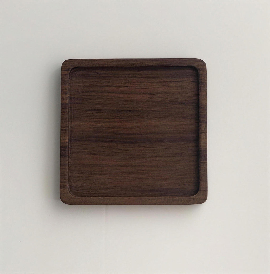 Walnut Wood Coaster Set