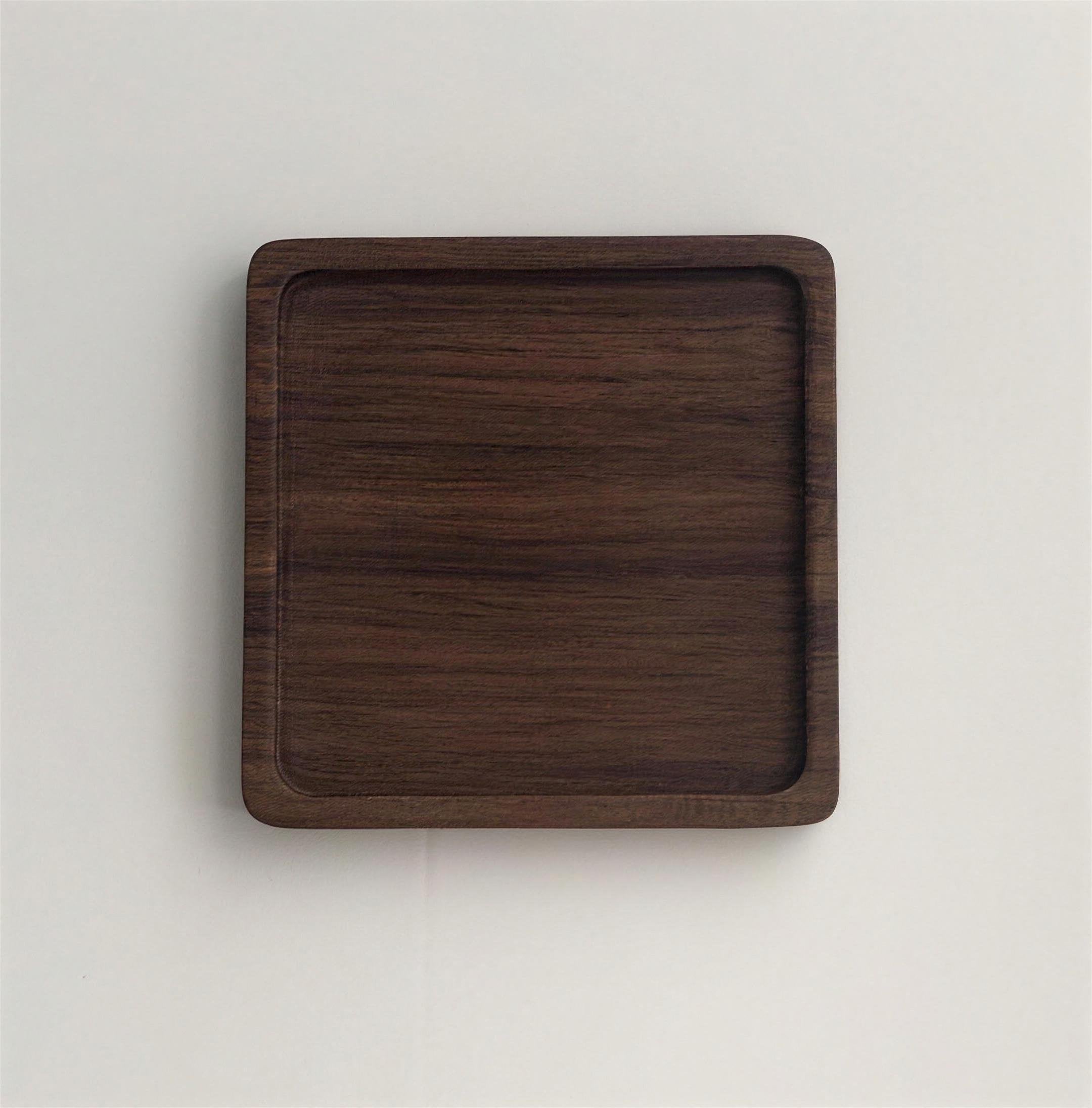 Walnut Wood Coaster Set