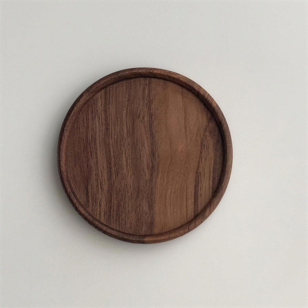 Walnut Wood Coaster Set