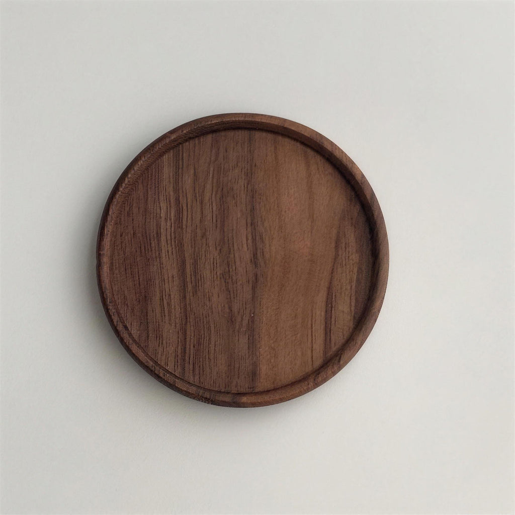Walnut Wood Coaster Set