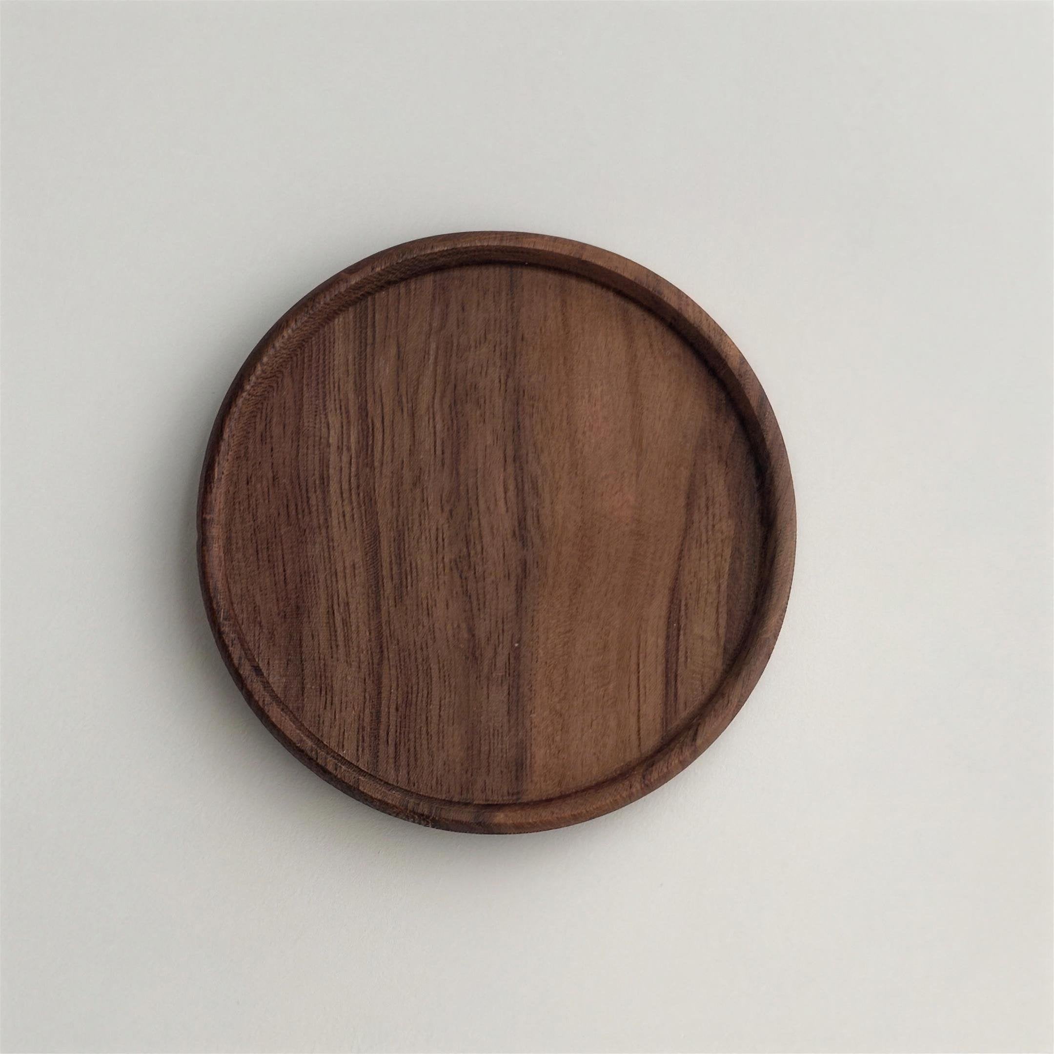 Walnut Wood Coaster Set